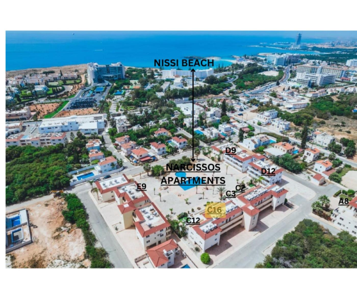 איה נאפה Narcissos Nissi Beach Apartment C16 מראה חיצוני תמונה